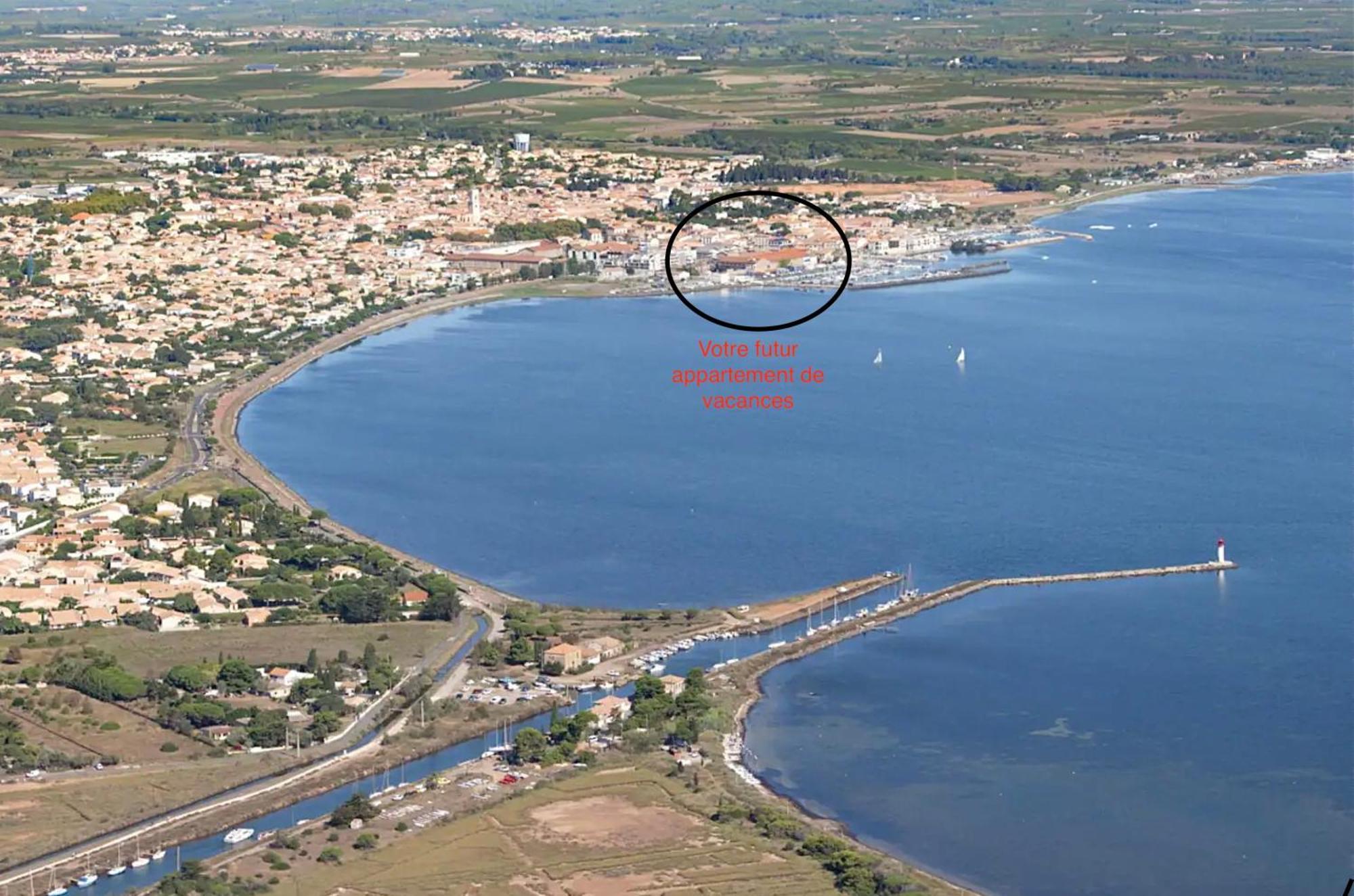 Apartamento Un Endroit De Reve Marseillan  Exterior foto